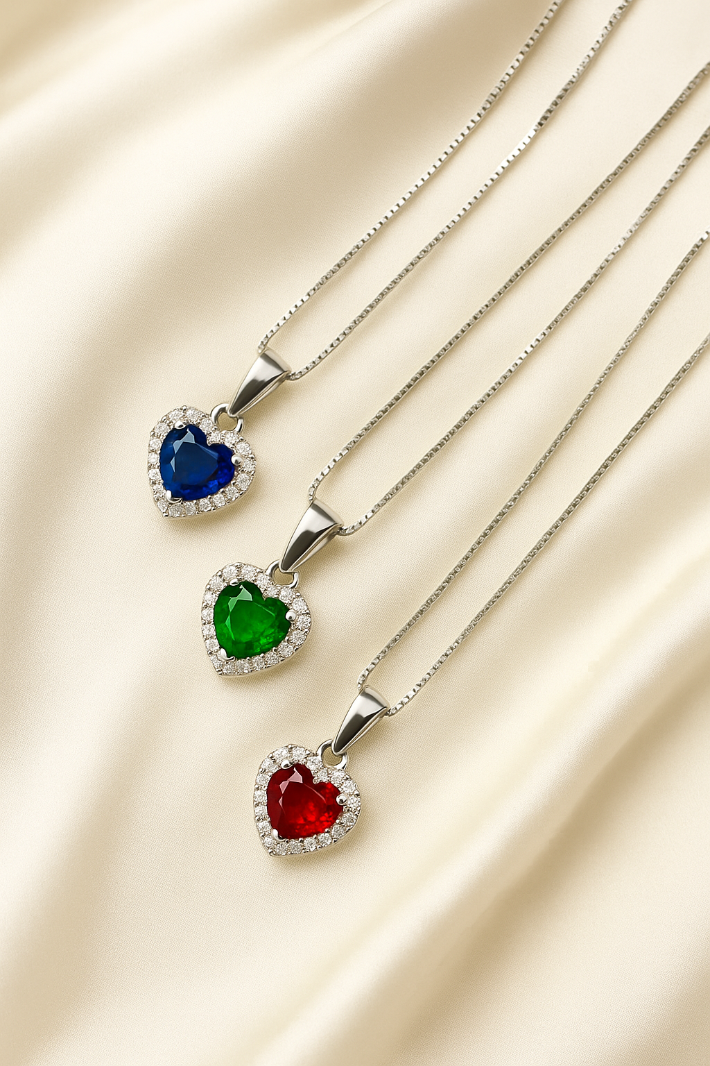 Collana Cuore di luce in Argento 925