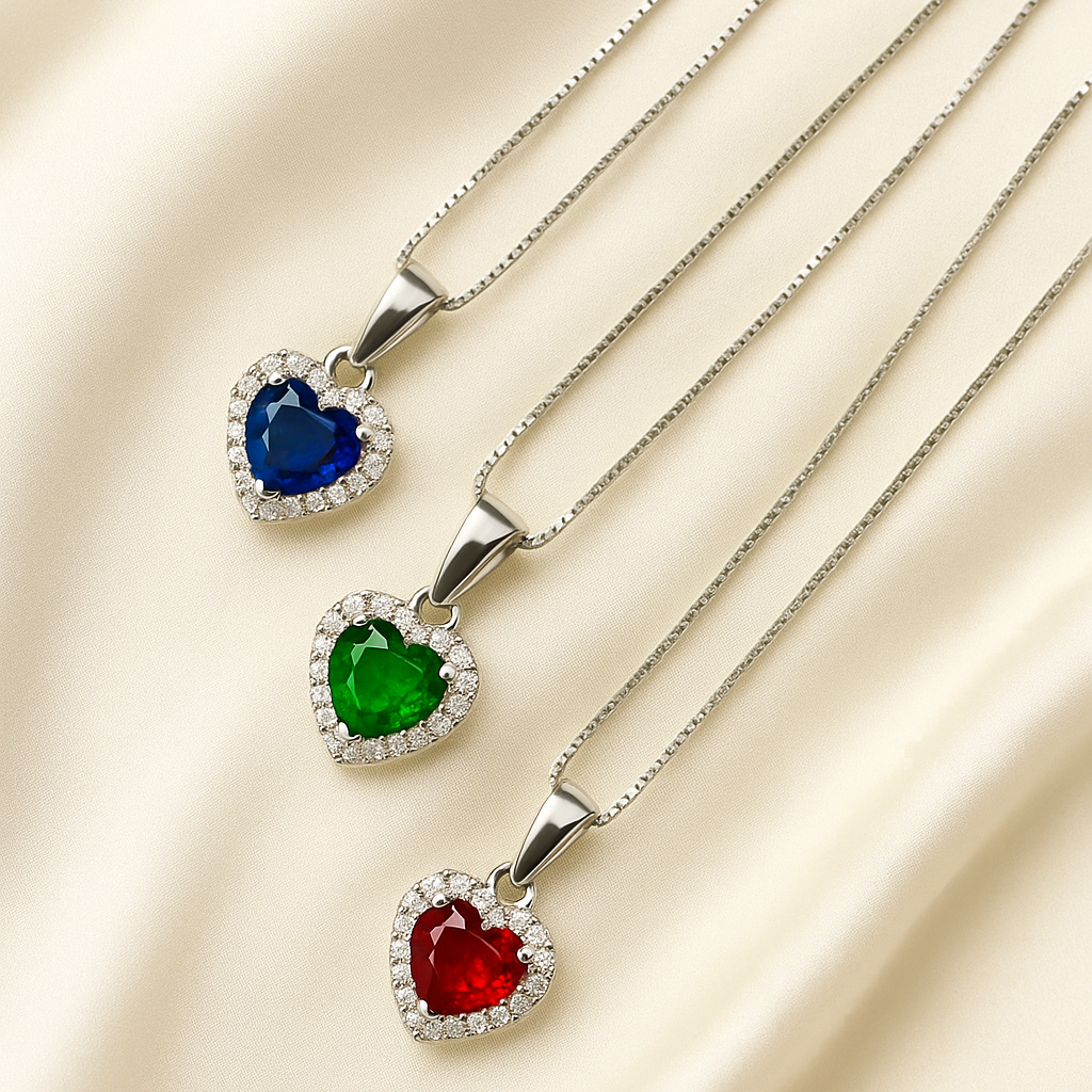 Collana Cuore di luce in Argento 925